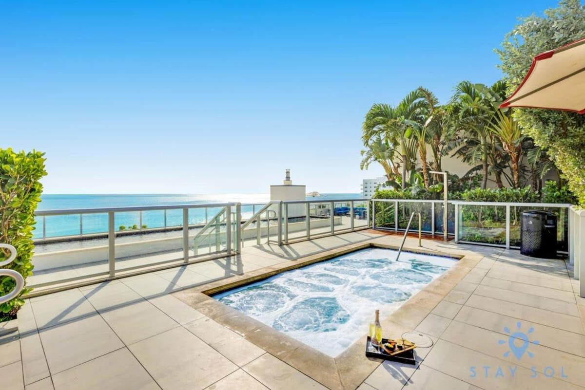 Ocean View - Balcony - Hollywood Beach Broad-Walk Dış mekan fotoğraf