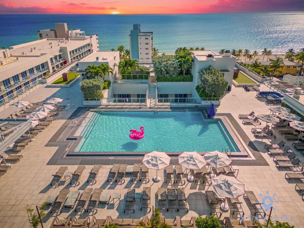 Ocean View - Balcony - Hollywood Beach Broad-Walk Dış mekan fotoğraf